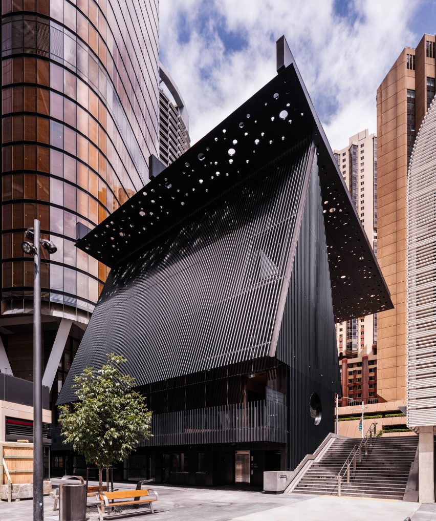 Exterior of Sydney Plaza & Community Building