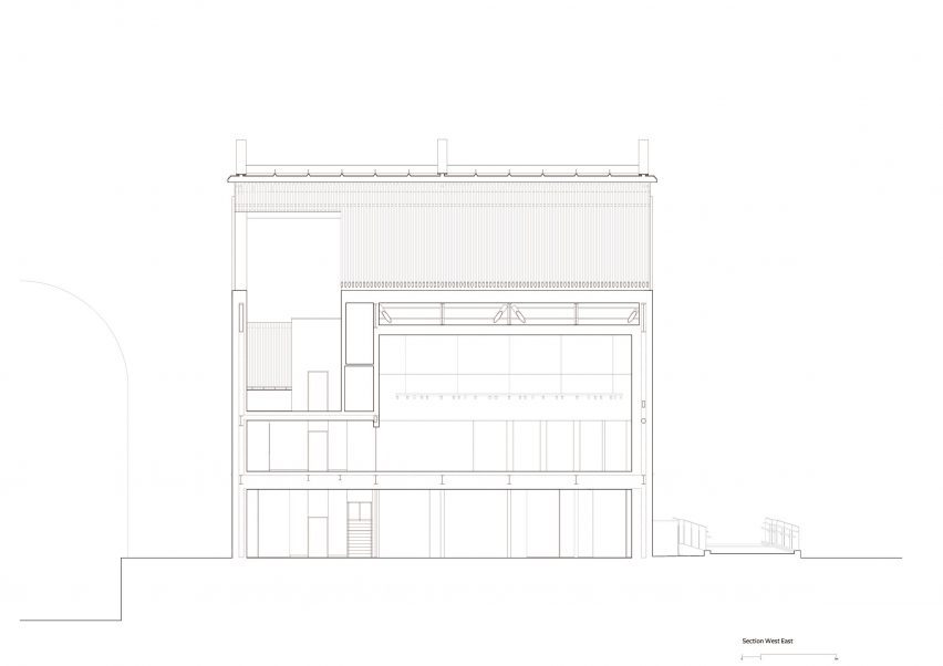 Section of Sydney Plaza & Community Building