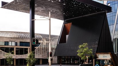 Exterior of Sydney Plaza & Community Building