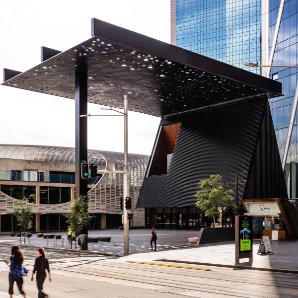 Exterior of Sydney Plaza & Community Building