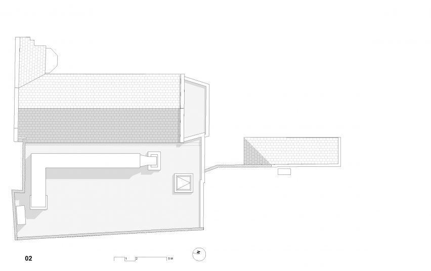 Roof plan of the Gilbert & George Centre