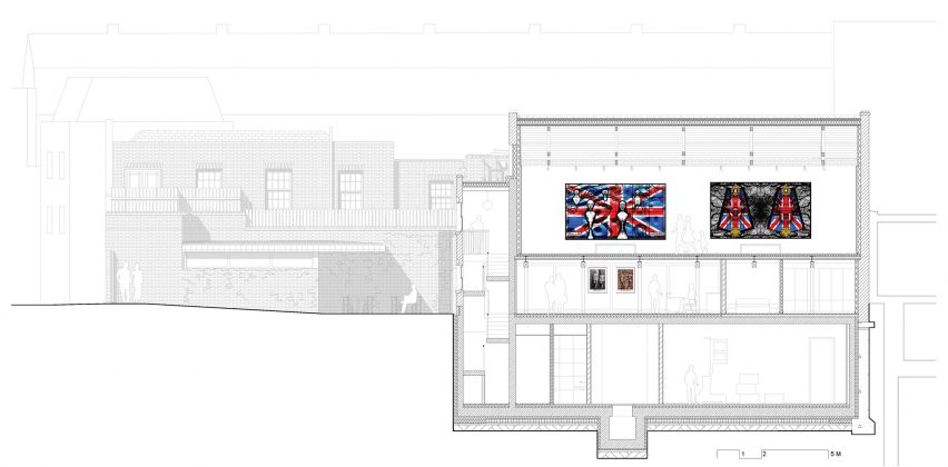 Section of the Gilbert & George Centre
