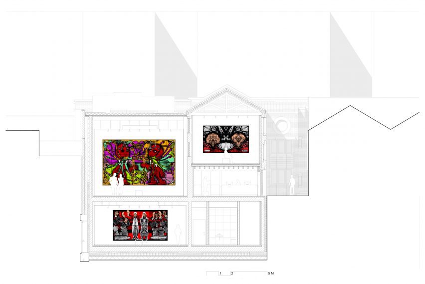 Section of the Gilbert & George Centre