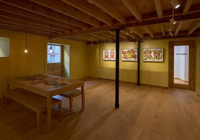 Art gallery interior