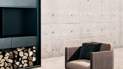 Brown armchair
