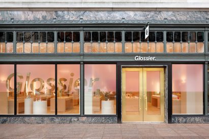 Glossier Boston store exterior