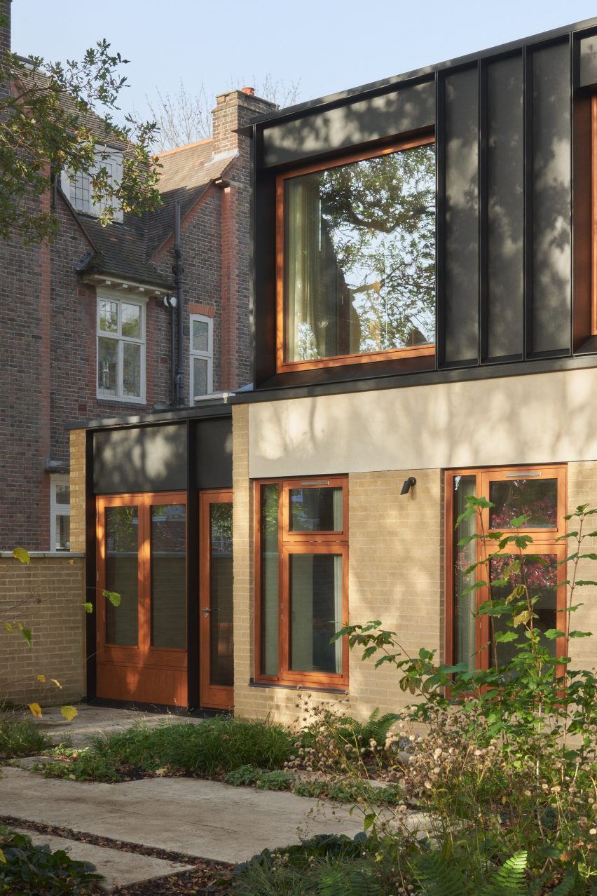 Exterior of Hampstead House renovation by Coppin Dockray in London