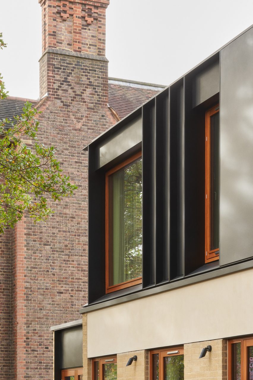Exterior of Hampstead House renovation by Coppin Dockray in London