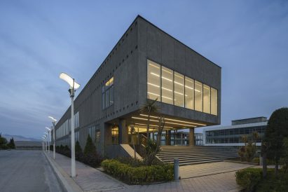 Concrete building in Tehran