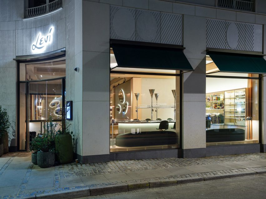 Exterior of a restaurant on a street corner