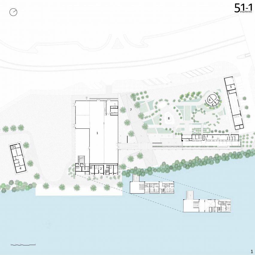 Kalba Ice Factory arts venue in Sharjah, UAE, by 51-1 Arquitectos