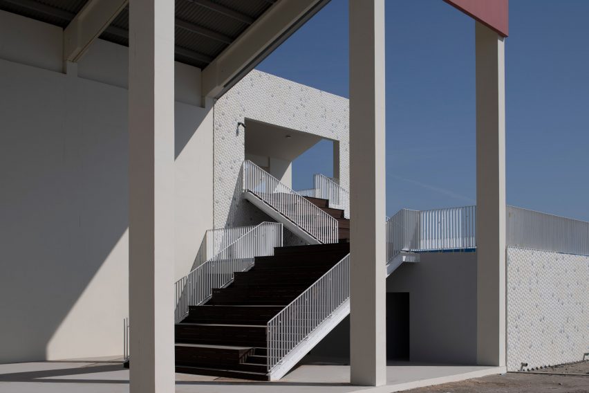 Kalba Ice Factory arts venue in Sharjah, UAE, by 51-1 Arquitectos