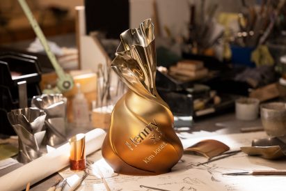 Titanium decanter for Hennessy