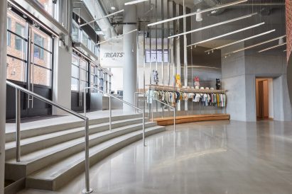 Kith polished concrete floor