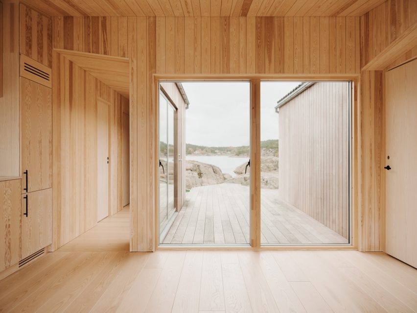 Interior of Kjerringholmen in Norway by Line Solgaard Arkitekter