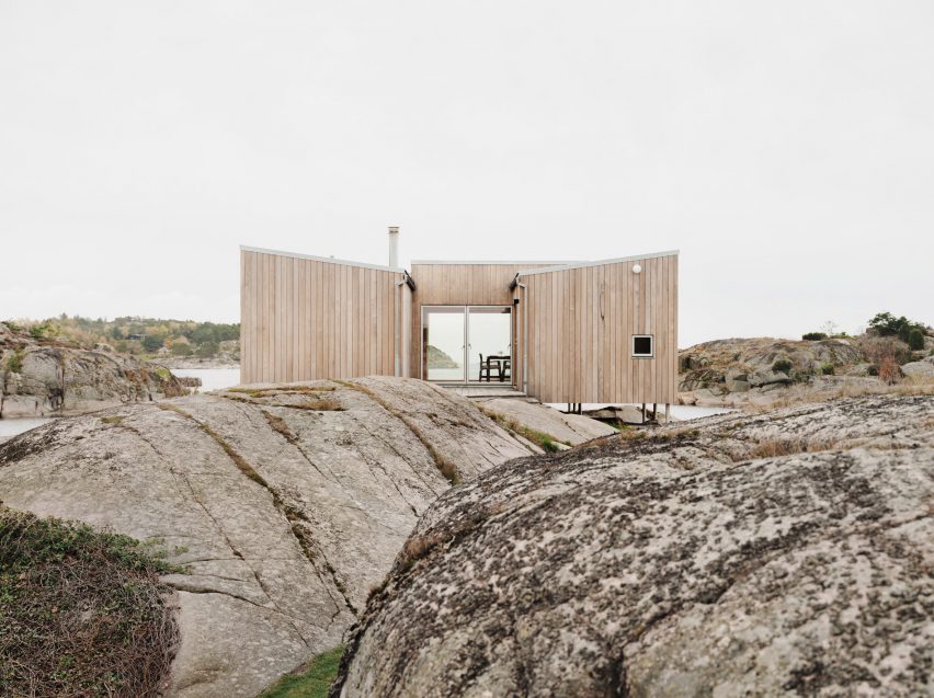 Exterior of Kjerringholmen in Norway by Line Solgaard Arkitekter