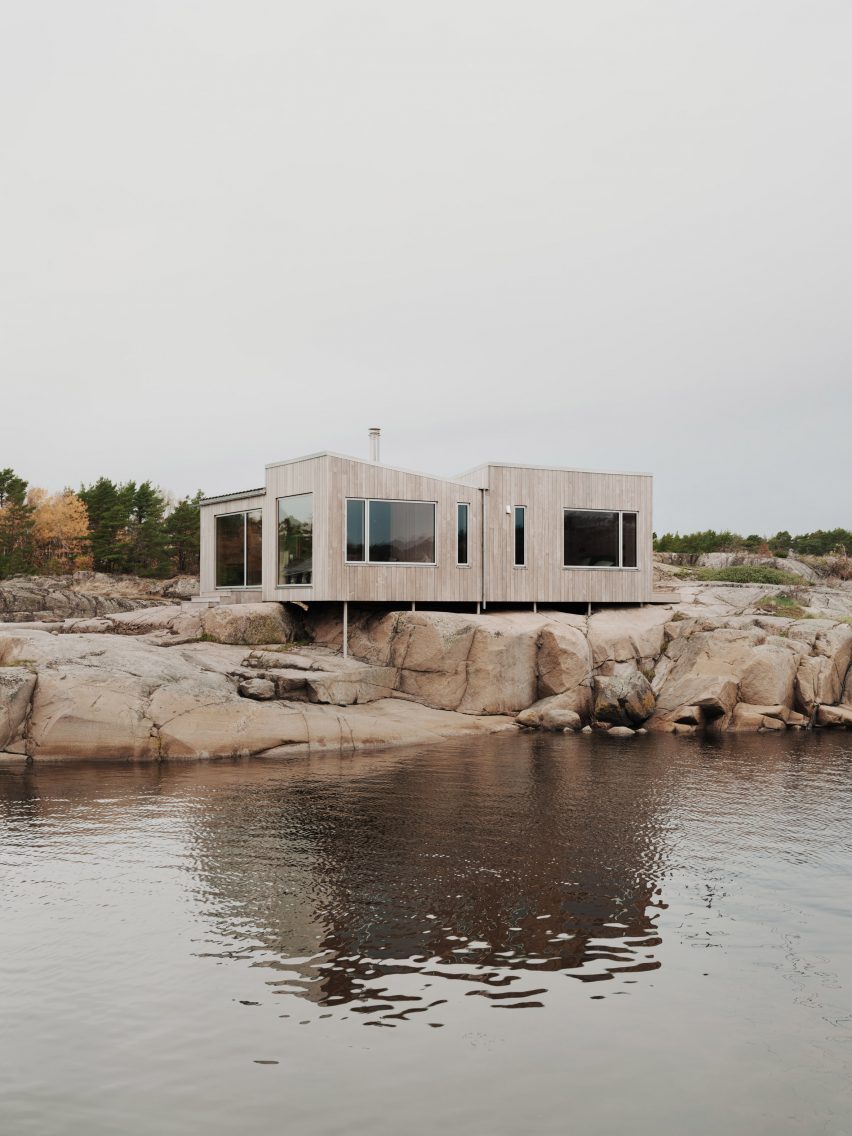 Exterior of Kjerringholmen in Norway by Line Solgaard Arkitekter