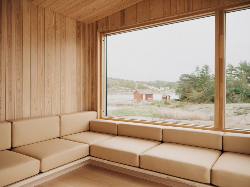 Interior of Kjerringholmen in Norway by Line Solgaard Arkitekter