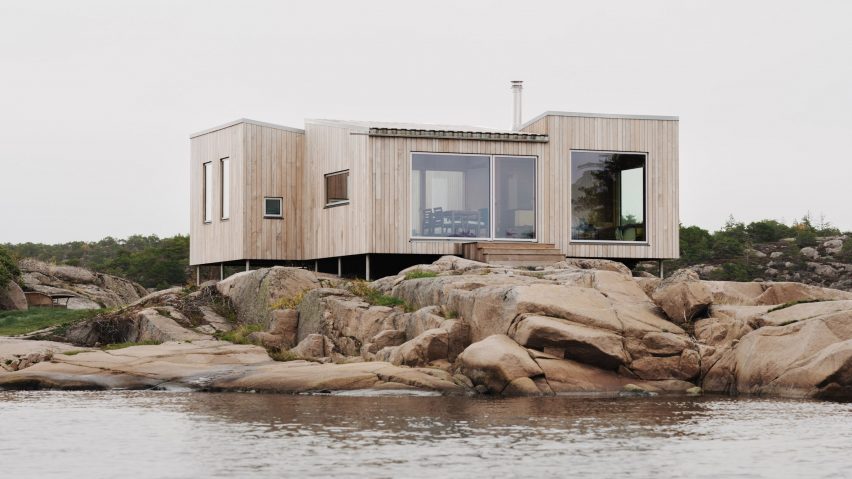 Exterior of Kjerringholmen in Norway by Line Solgaard Arkitekter