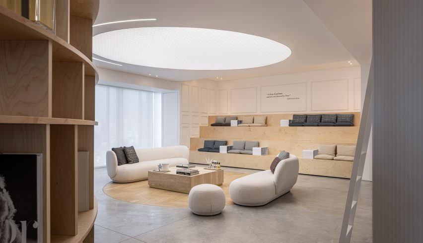 An event space inside Dior Tel Aviv