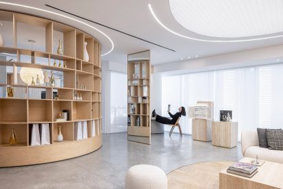 Interior of Dior's Tel Aviv showroom
