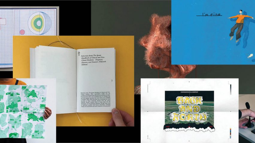 Graphic deisgn works by Central Saint Martins's students