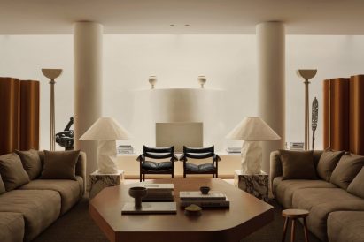Lounge in Mayfair home by Child Studio