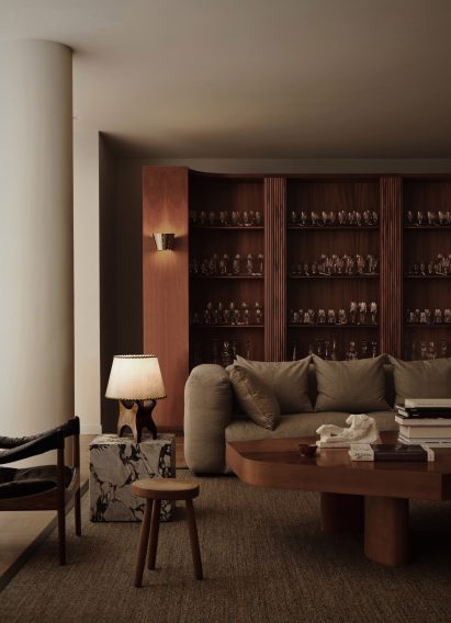 Wooden walls in Mayfair residence