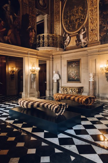 Benches by Joris Laarman at Mirror Mirror: Reflections on Design at Chatsworth