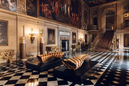 Benches by Joris Laarman at Chatsworth House