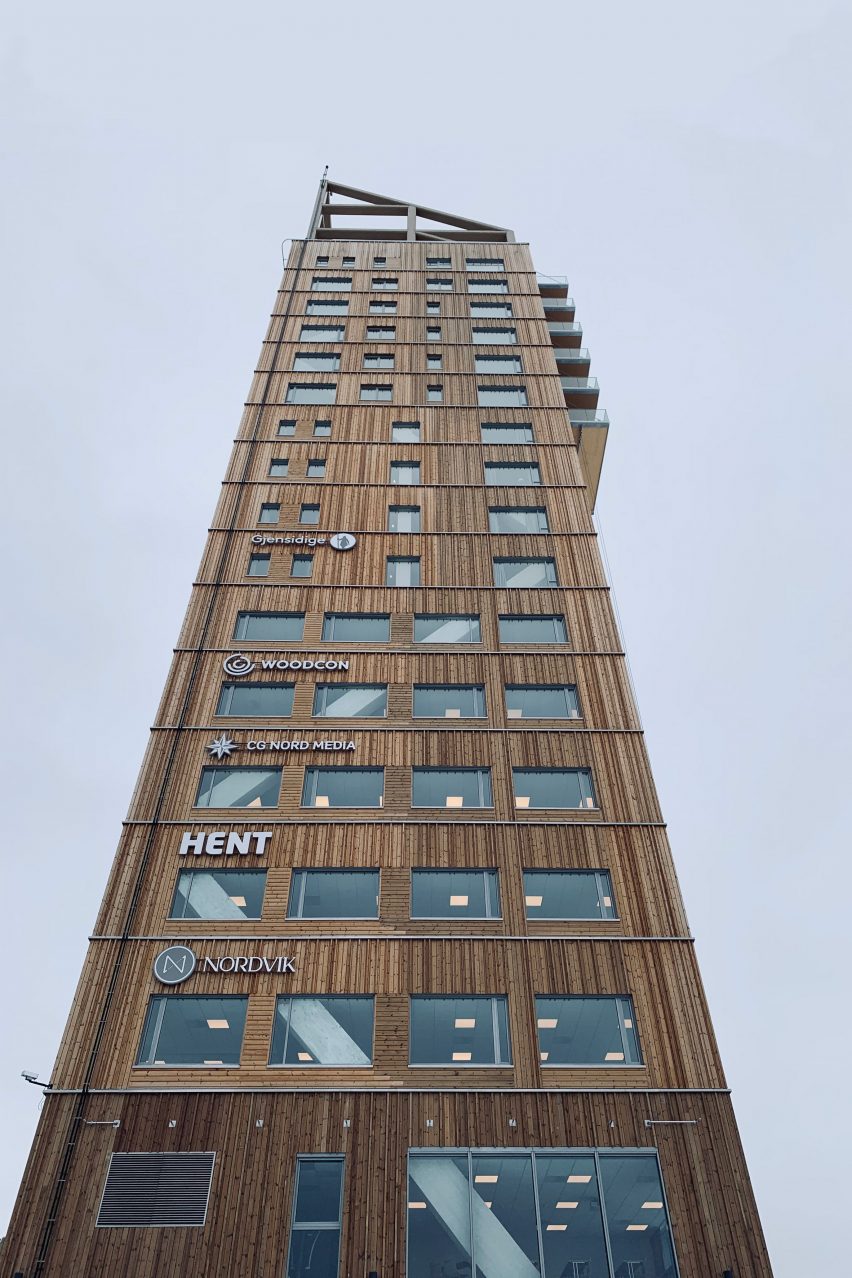 Mjøstårnet by Voll Arkitekter