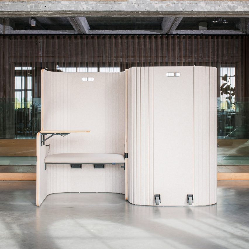 Two Mono study pods by Bogaerts