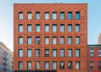 Patterned design of the Grand Mulberry facade