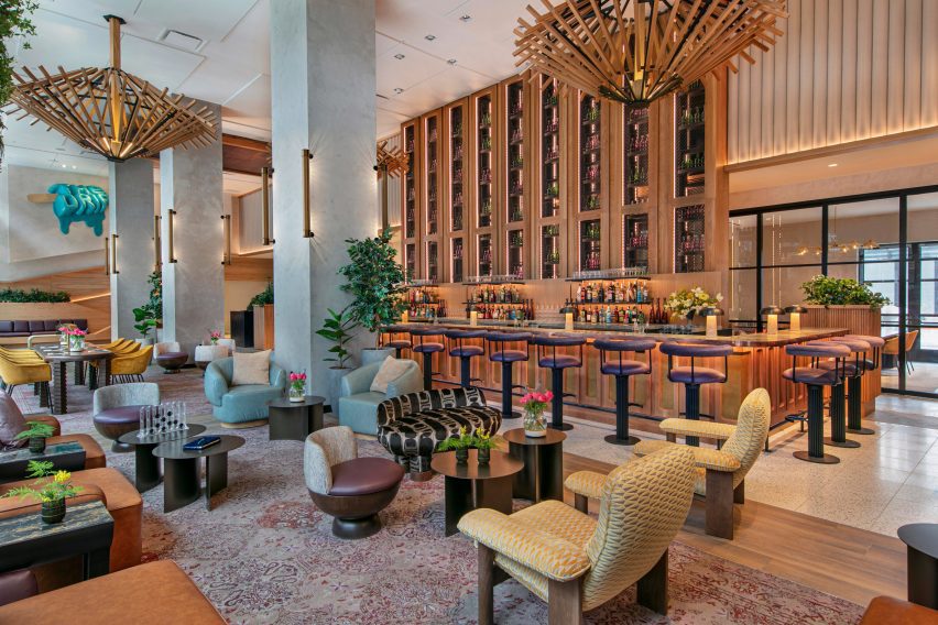 Moxy Williamsburg hotel by Basile Studio