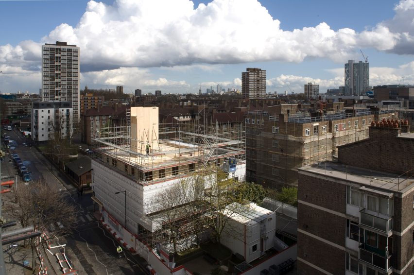 Construction of Murray Grove by Waugh Thistleton