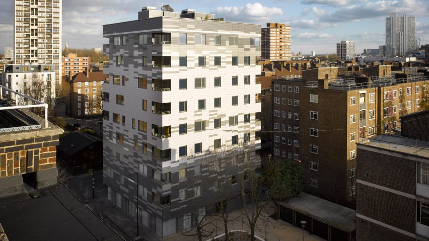 Exterior of Murray Grove by Waugh Thistleton