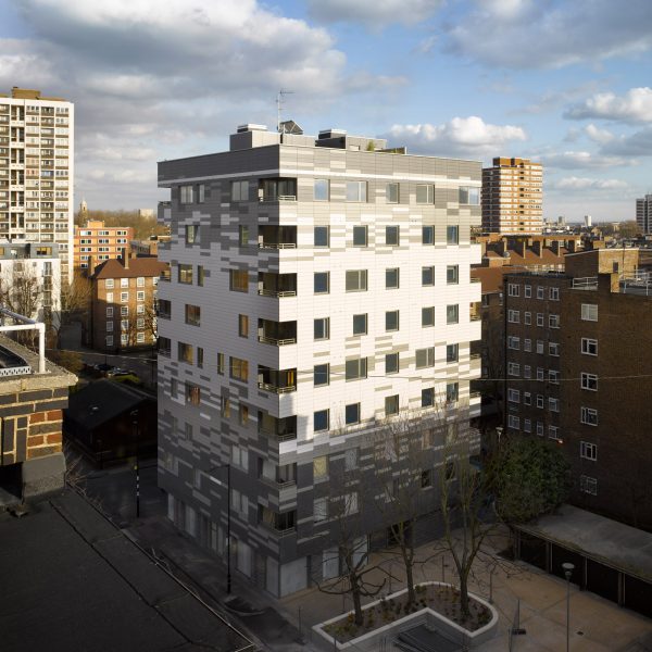 Exterior of Murray Grove by Waugh Thistleton