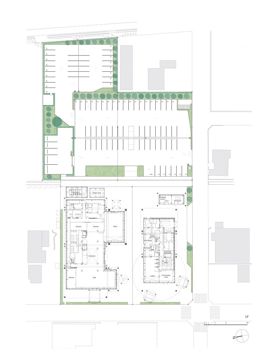 Ground floor plan of Sweets Banks