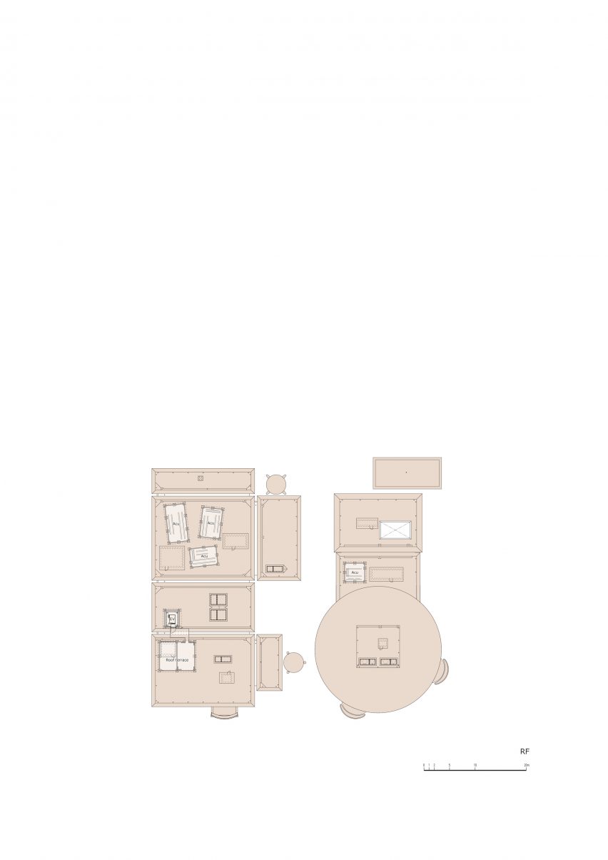 Roof plan of Sweets Banks
