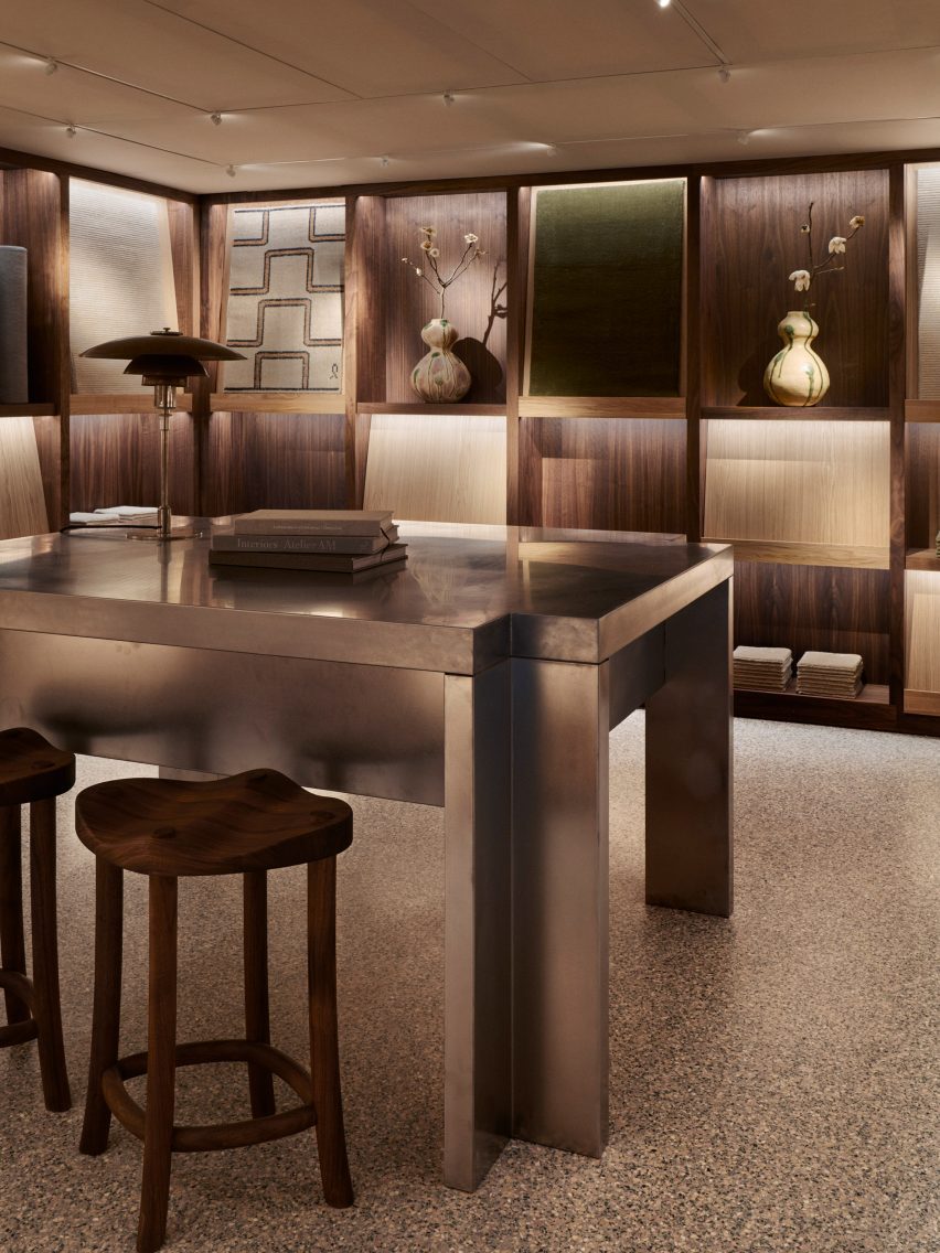 Sample Bar in Stockholm showroom