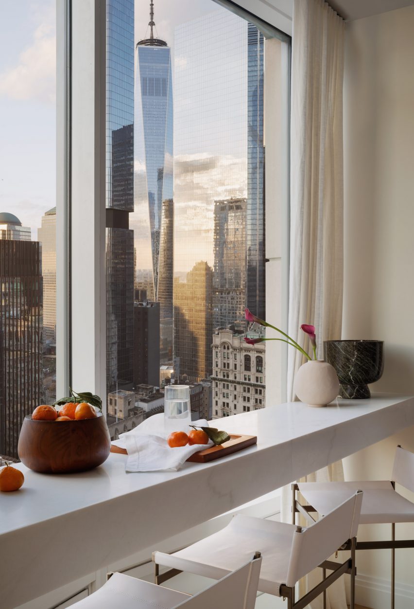 One wall street residential interiors