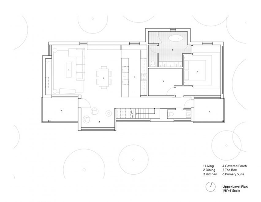 Upper level plan