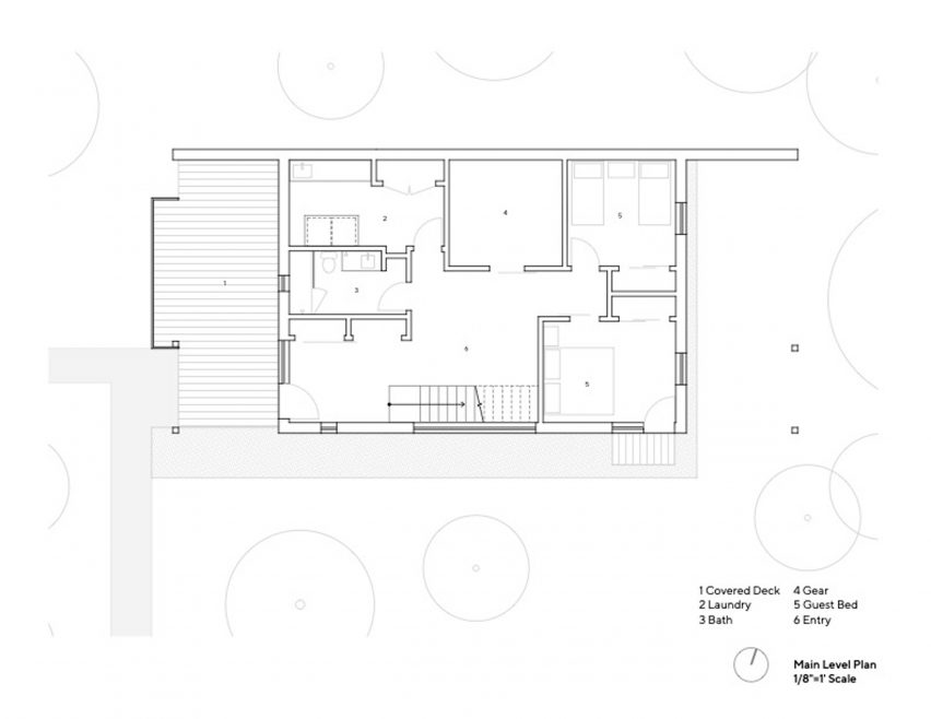 Main level plan