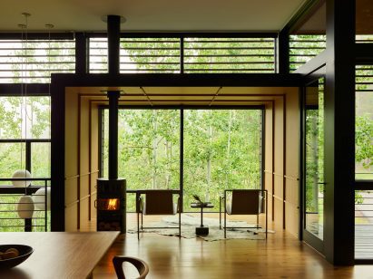 Interior shot of house in Jackson, Wyoming