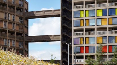 Deck-access housing at Park Hill in Sheffield