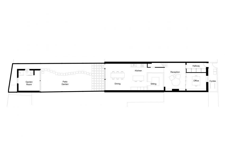 Ground floor plan of Camberwell House