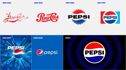 History of Pepsi branding