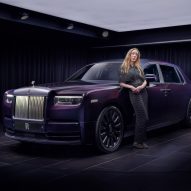 Iris van Herpen next to a Phantom Syntopia