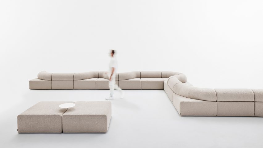 Pipeline seating by Alexander Lotersztain for Derlot