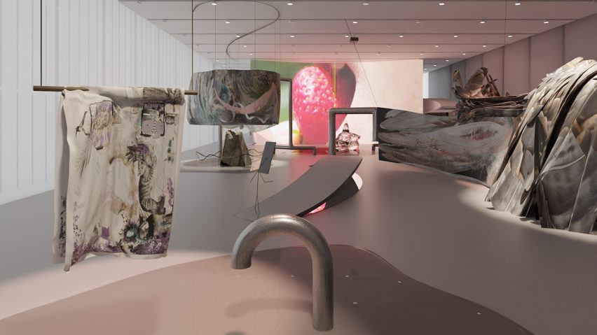 Render for Laure Prouvost at Oslo National Museum by Diogo Passarinho DPS.